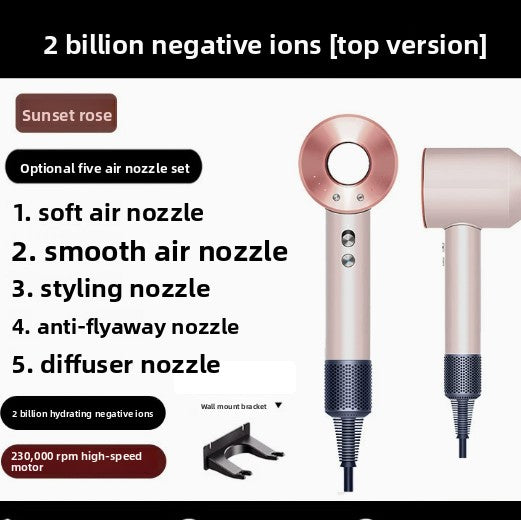 High-Speed Hair Dryer with Negative Ion Technology