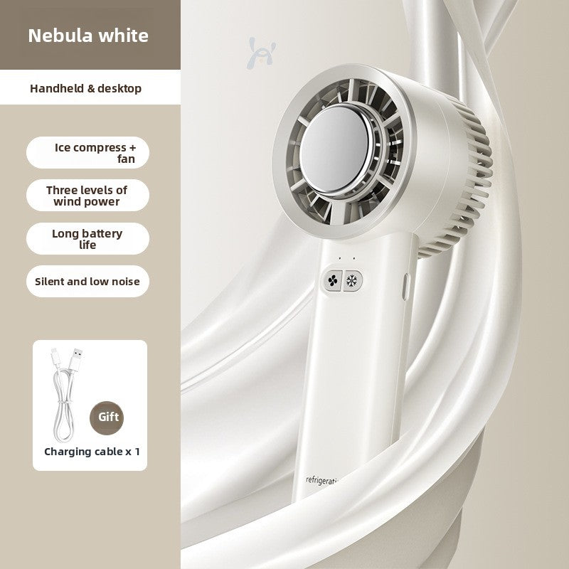 High-speed powerful gust handheld small fan