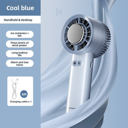 High-speed powerful gust handheld small fan