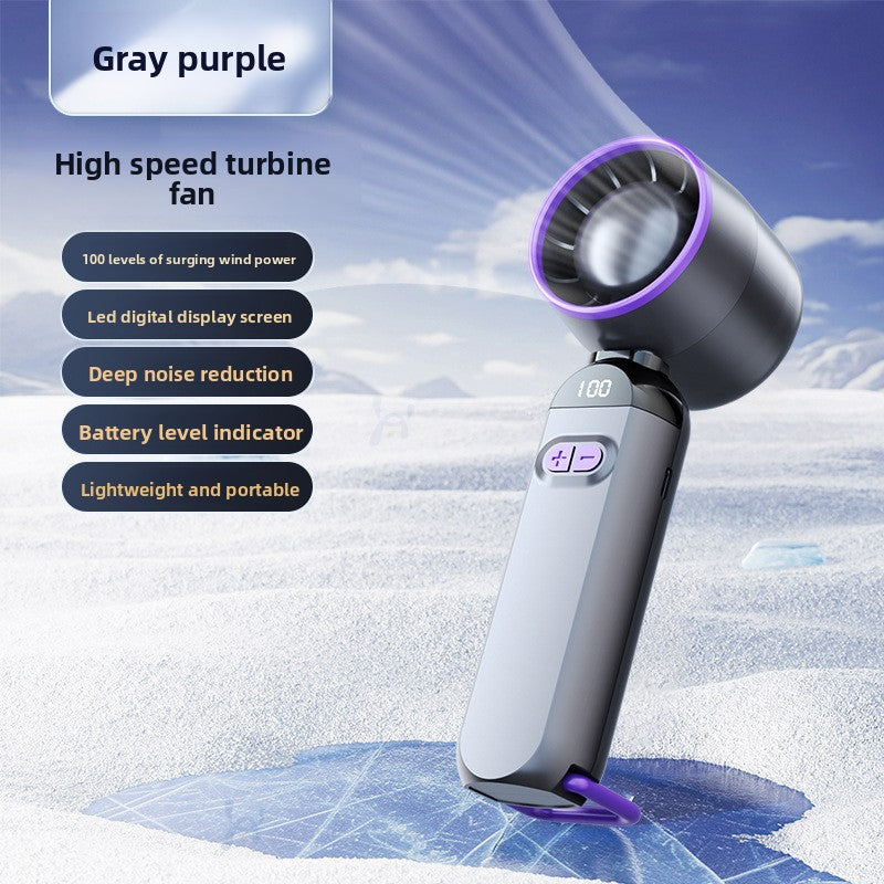 High-speed powerful gust handheld small fan