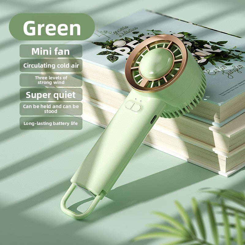 High-speed powerful gust handheld small fan