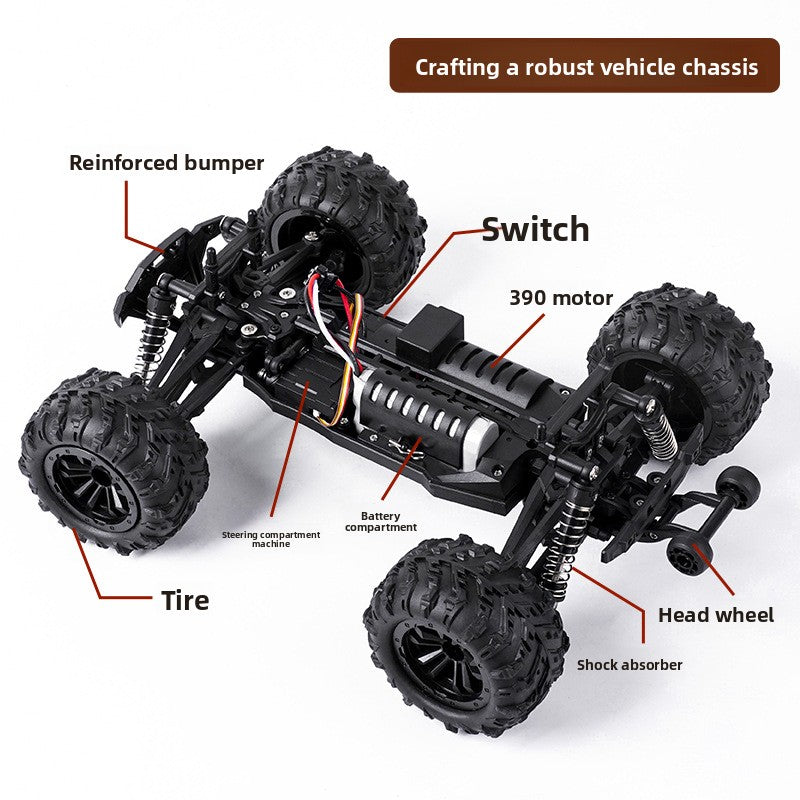 high-speed remote-controlled off-road model toy