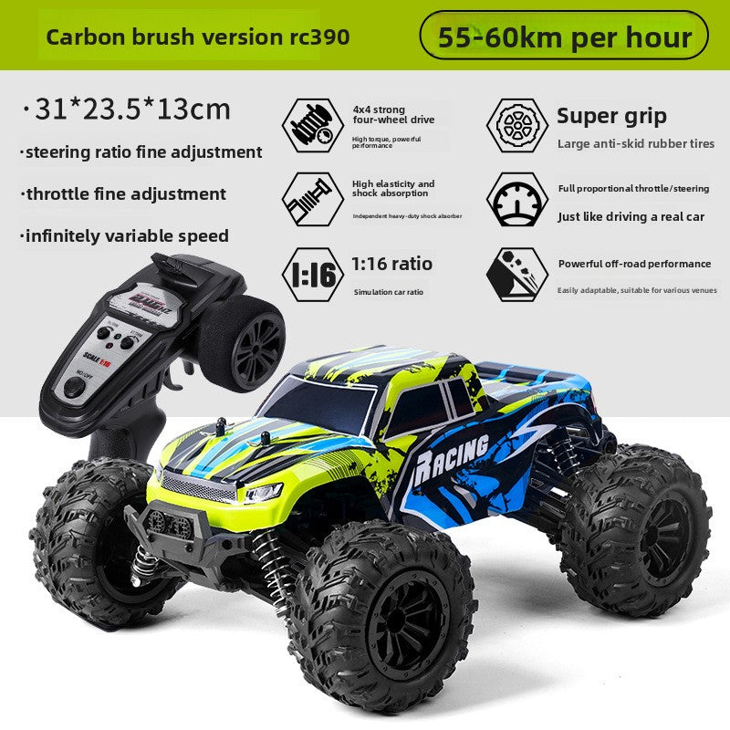 high-speed remote-controlled off-road model toy