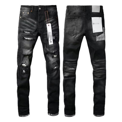 High Street ripped patch jeans