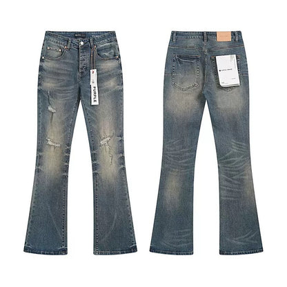 High Street ripped patch jeans