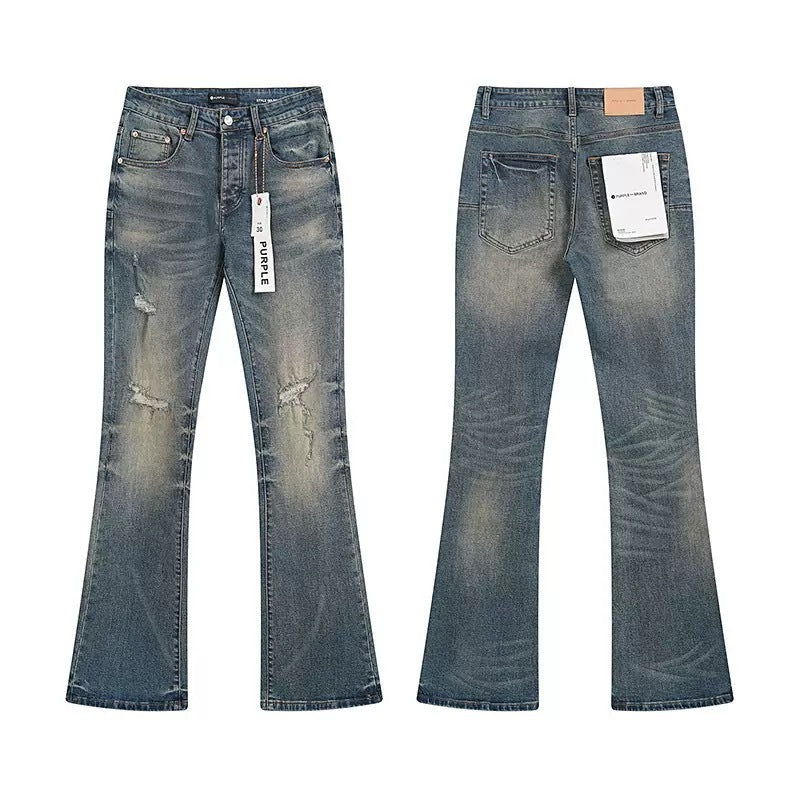 High Street ripped patch jeans
