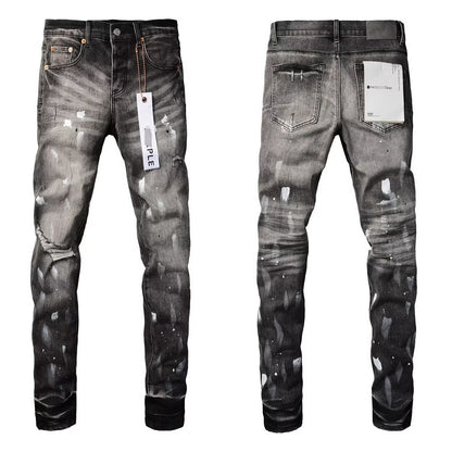 High Street ripped patch jeans