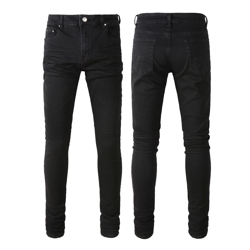 High Street ripped patch jeans