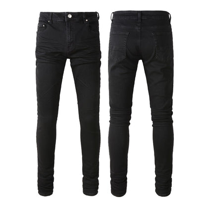 High Street ripped patch jeans