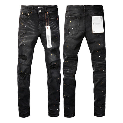 High Street ripped patch jeans