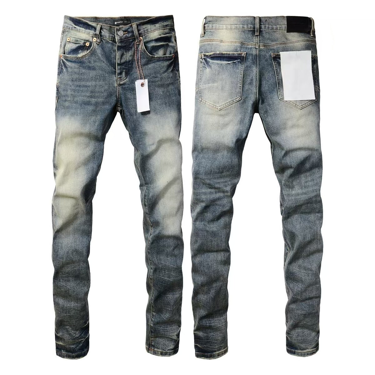 High Street ripped patch jeans