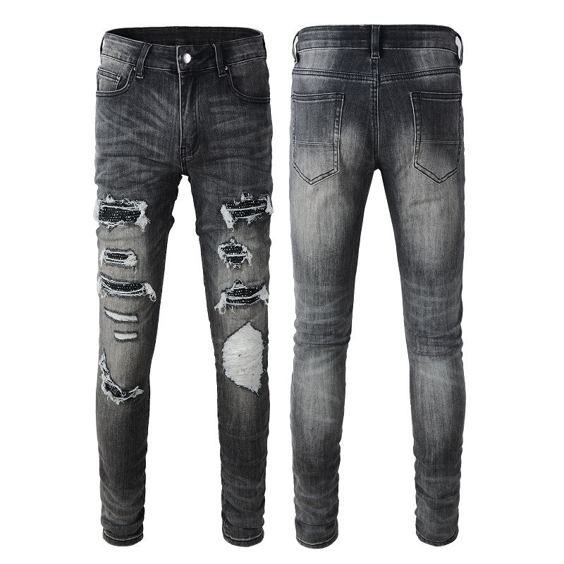 High-Street Trendy Distressed Jeans