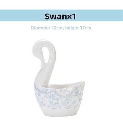 High-temperature porcelain bowl and dish