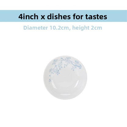 High-temperature porcelain bowl and dish