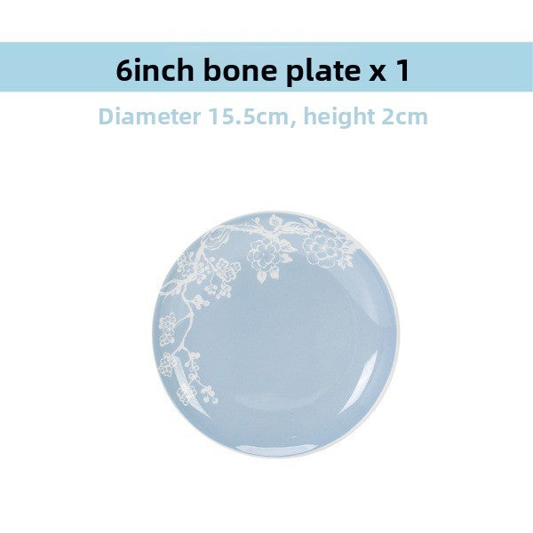 High-temperature porcelain bowl and dish