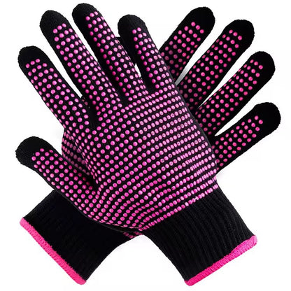 High Temperature Resistant PVC Silicone Hairdressing Gloves