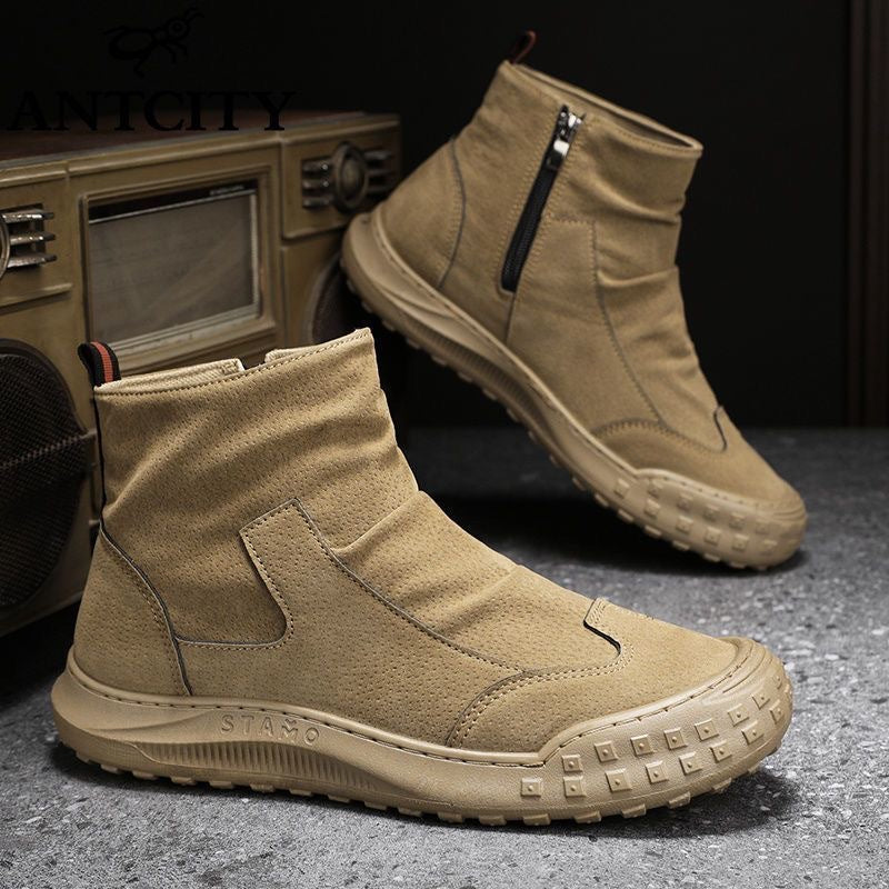 High-top Dr. Martens boots, men's shoes, work shoes