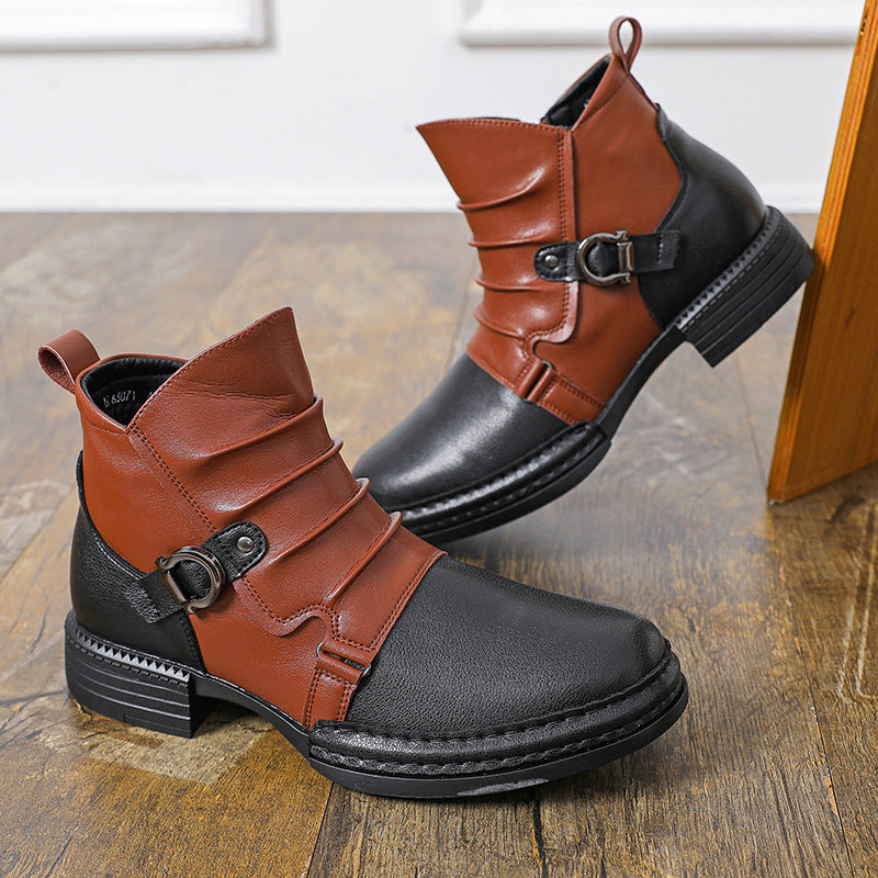 High-top fashionable ankle boots