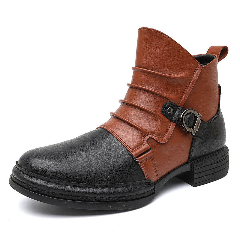 High-top fashionable ankle boots