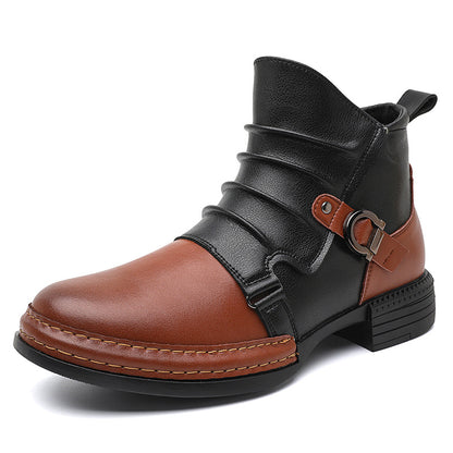 High-top fashionable ankle boots