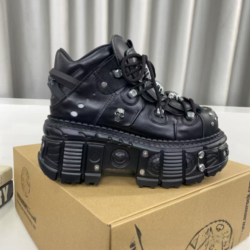 High-top muffin thick-soled shoes