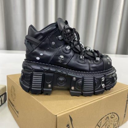 High-top muffin thick-soled shoes