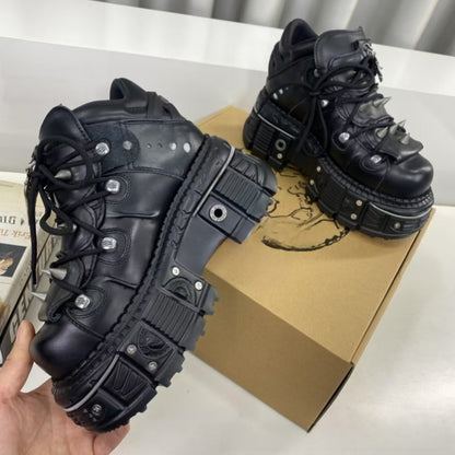 High-top muffin thick-soled shoes