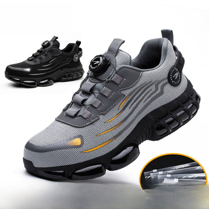 High-Top Safety Work Shoes with Steel Toe Cap