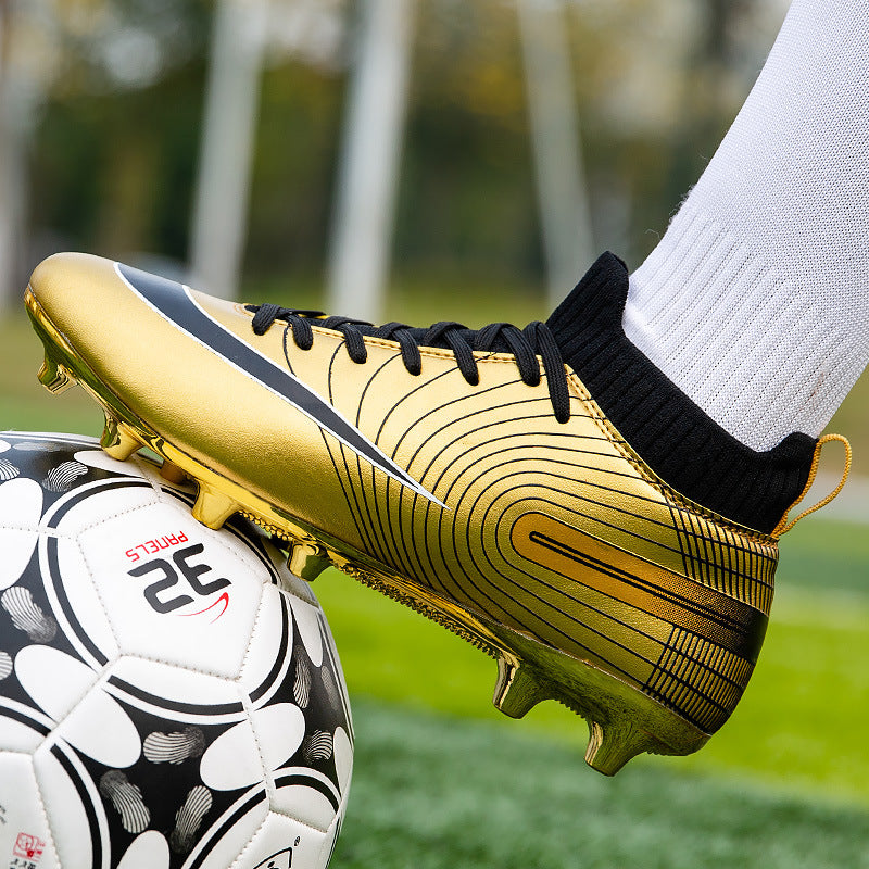 High-Top Soccer Training Shoes for Boys