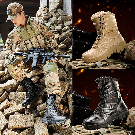 High-top tactical boots