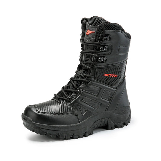 High-top tactical boots