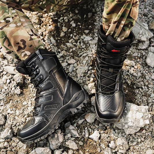 High-top tactical boots