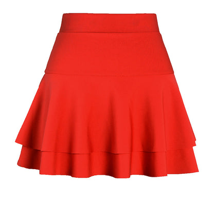 High Waist A-Line Puffy Umbrella Skirt