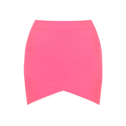 High Waist Bandage Mini Skirt