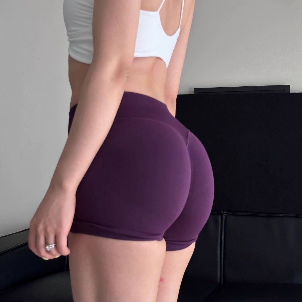 High Waist Butt Lifting Yoga Shorts