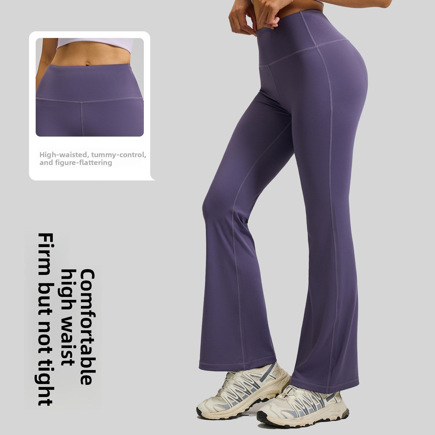 High Waist Flared Yoga Pants for Women