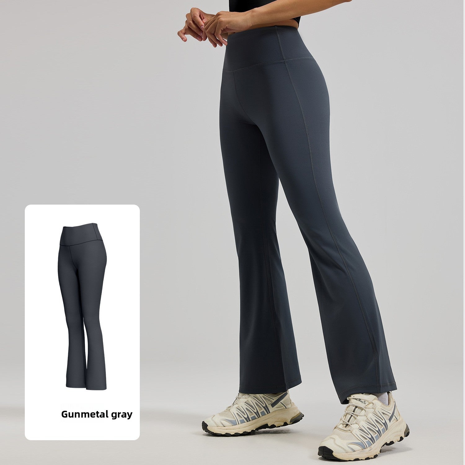High Waist Flared Yoga Pants for Women