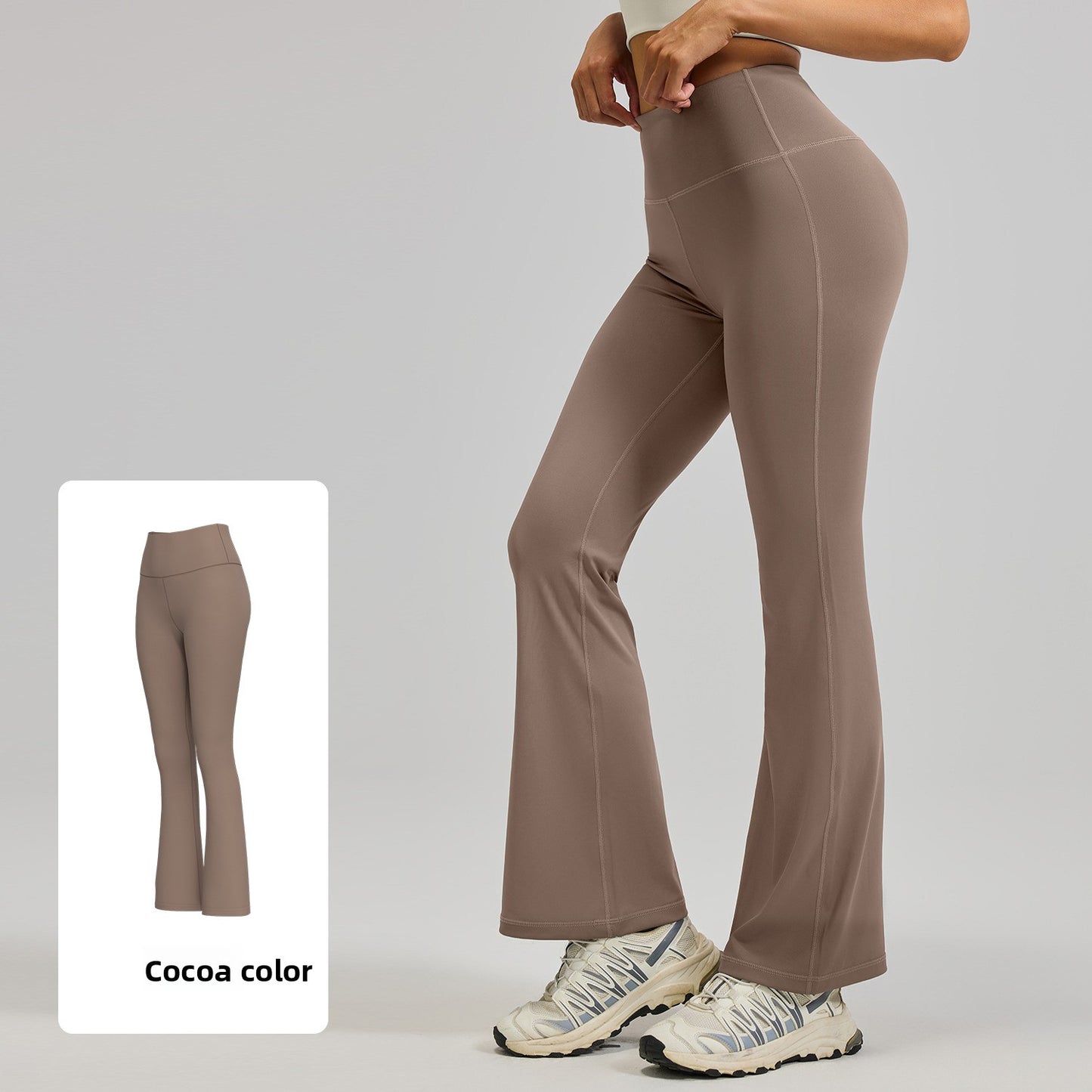 High Waist Flared Yoga Pants for Women