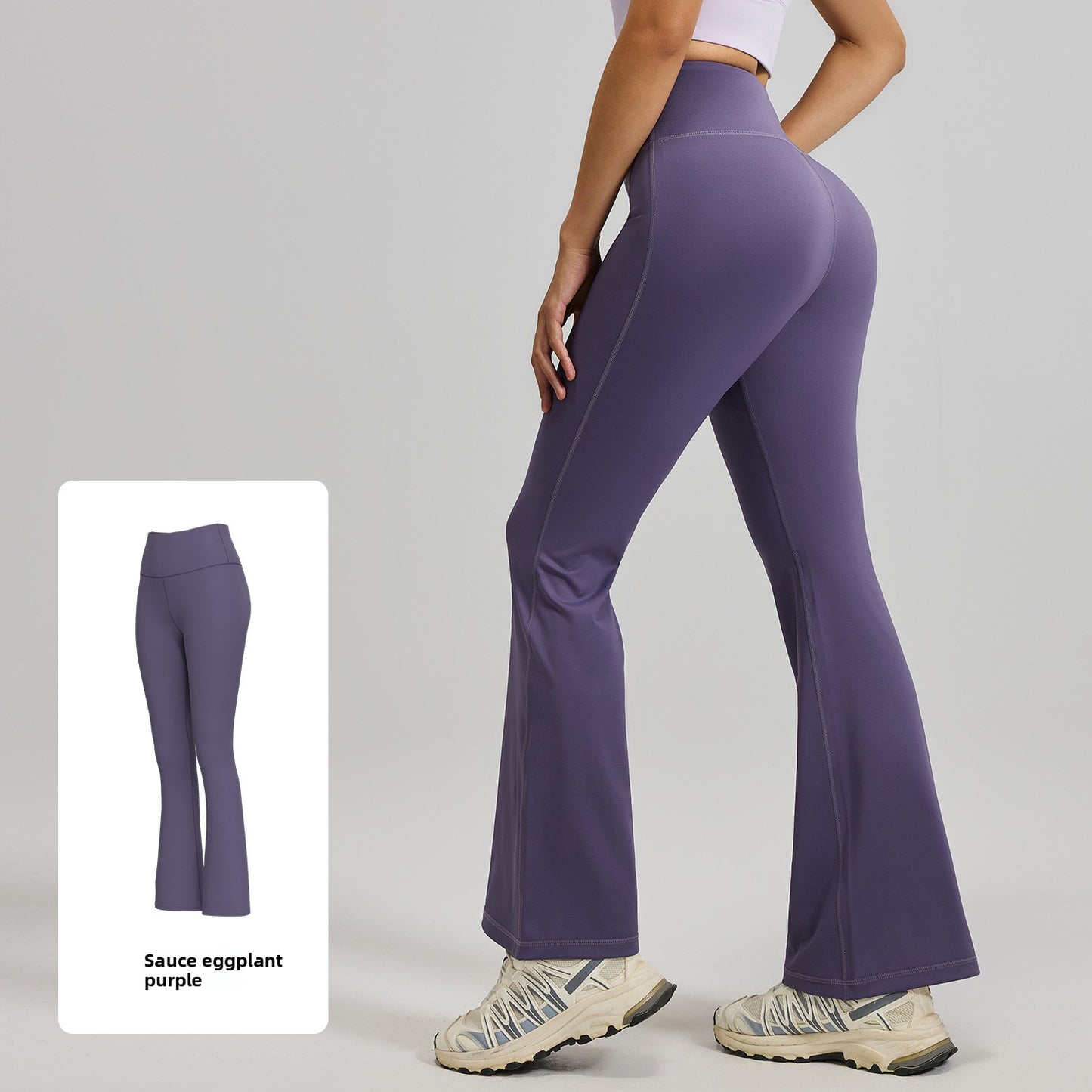 High Waist Flared Yoga Pants for Women
