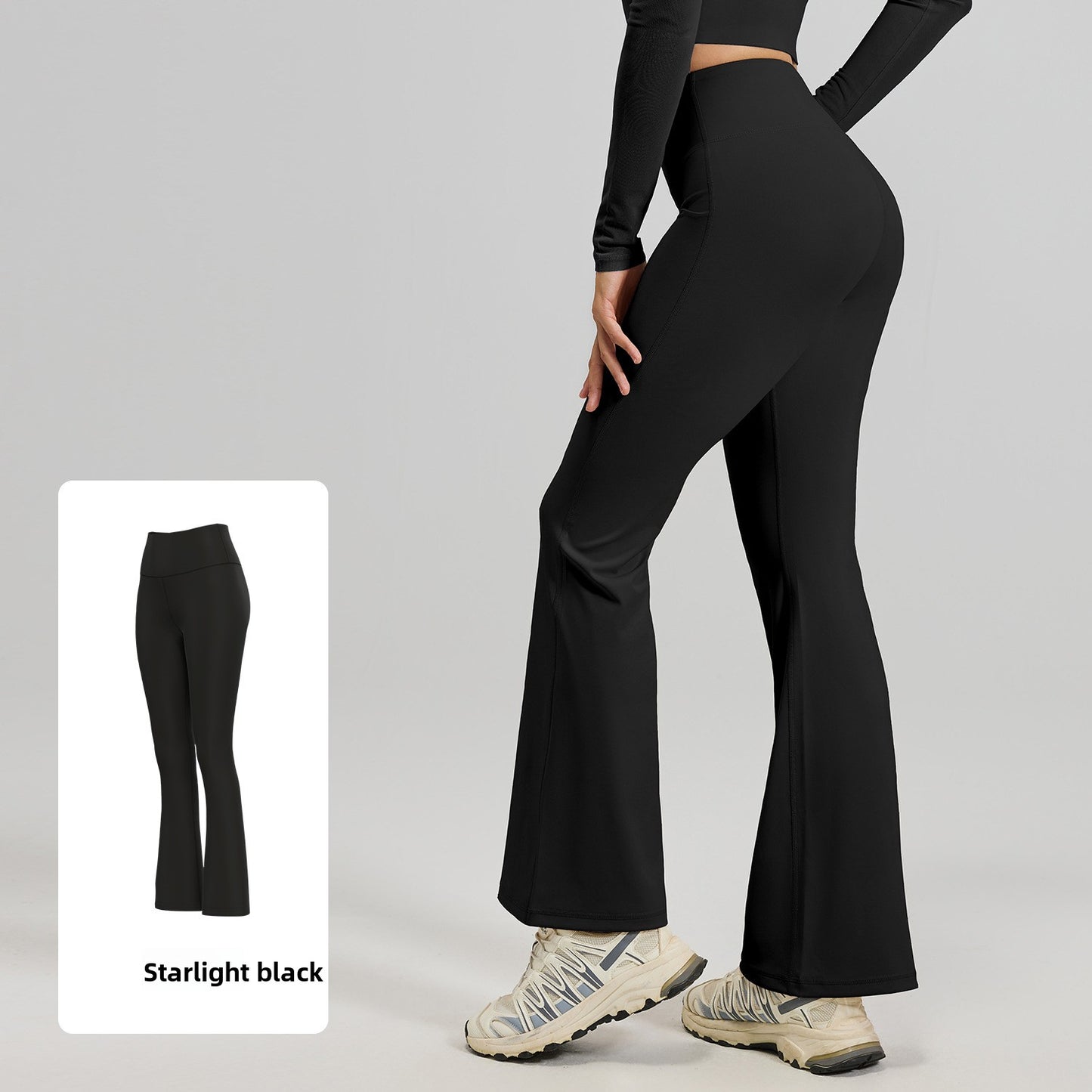 High Waist Flared Yoga Pants for Women