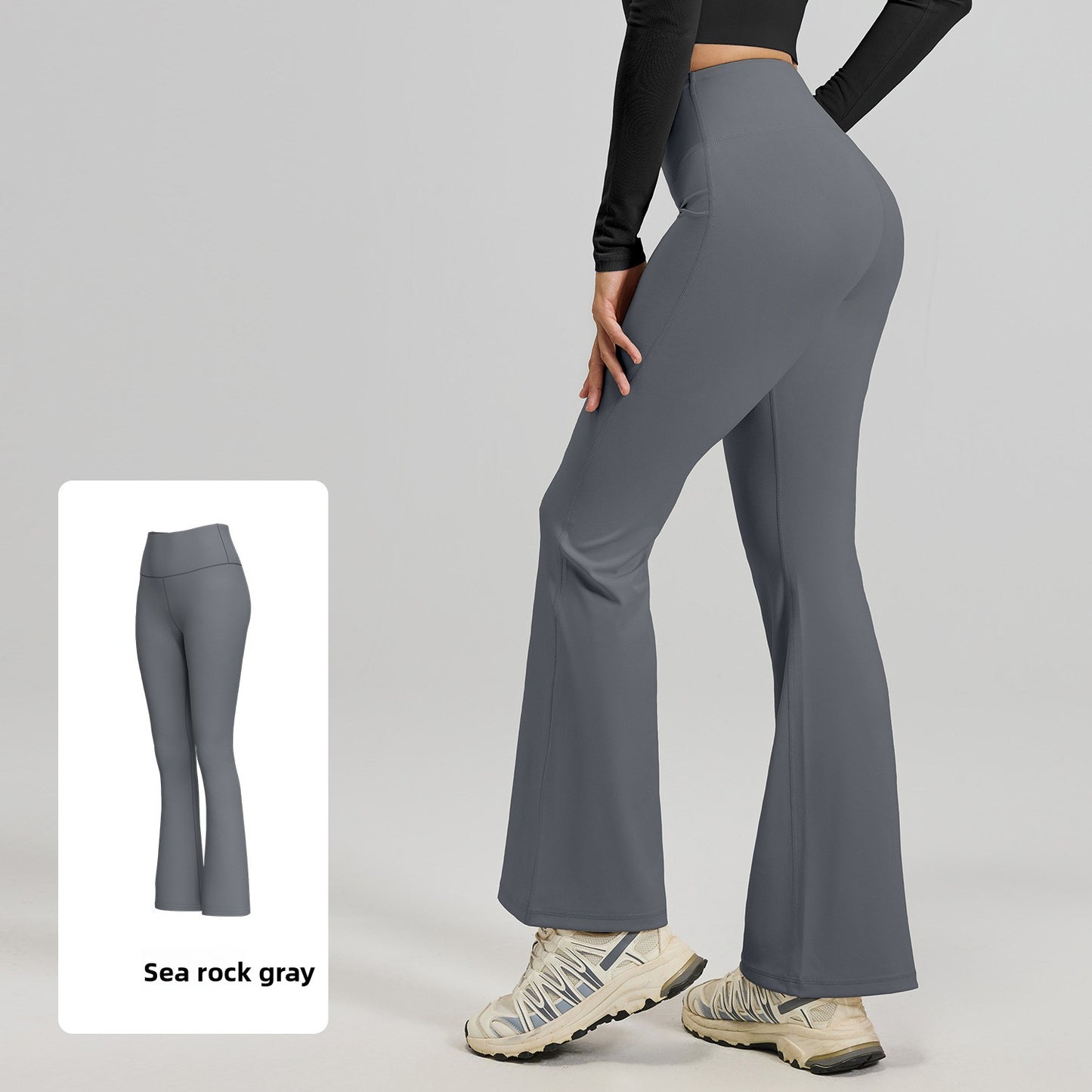High Waist Flared Yoga Pants for Women