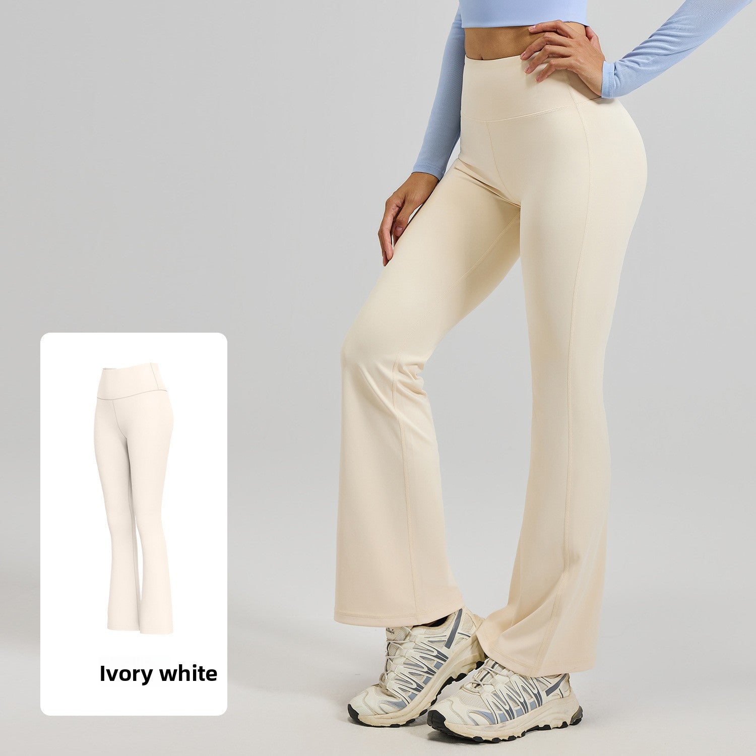 High Waist Flared Yoga Pants for Women