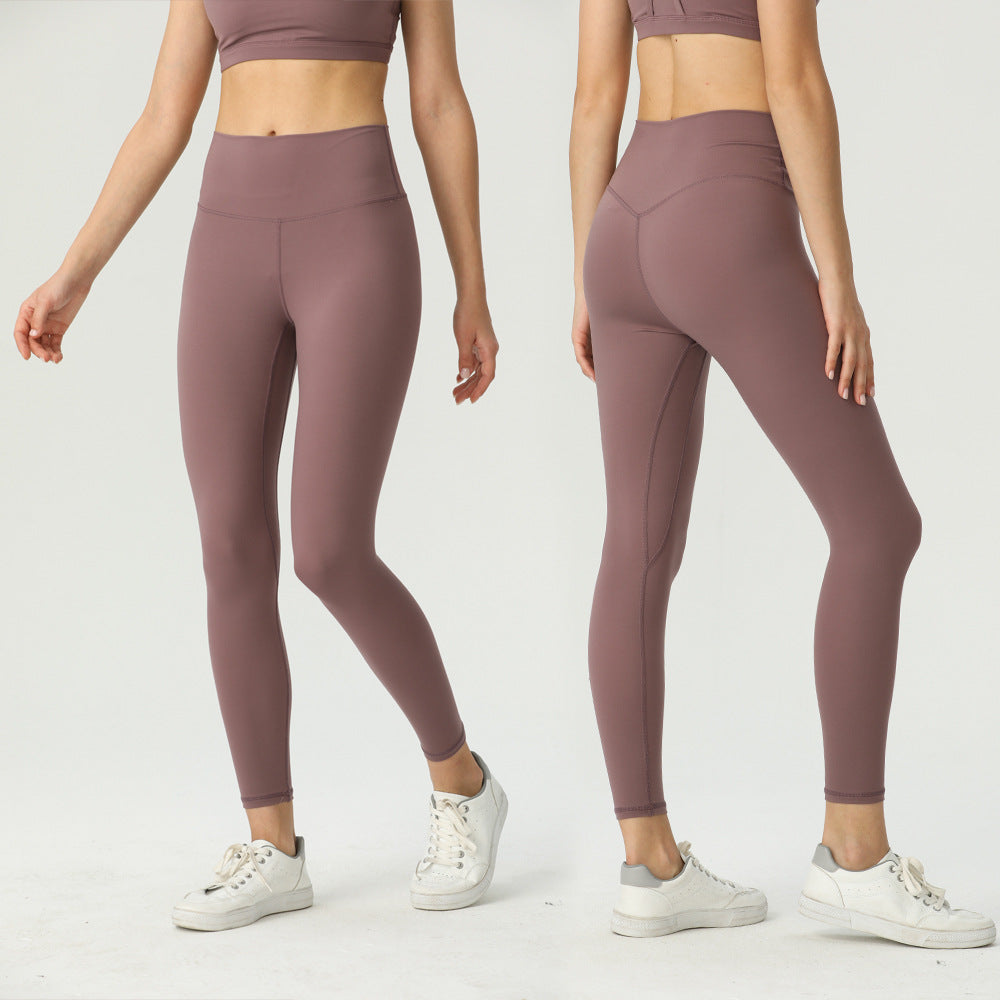 High Waist Naked Feel Yoga Pants with Quick Dry Feature