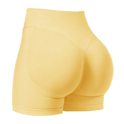 High Waist Quick-Dry Seamless Yoga Fitness Shorts