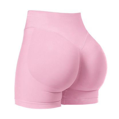 High Waist Quick-Dry Seamless Yoga Fitness Shorts