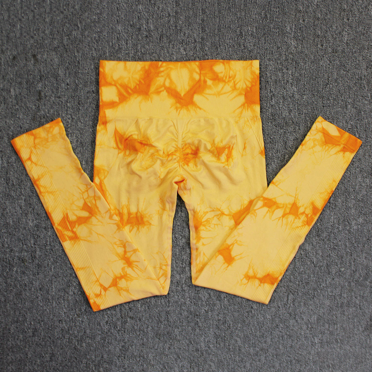 High Waist Seamless Tie-Dye Yoga Pants