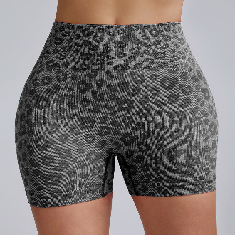 High-Waist Seamless Yoga Shorts