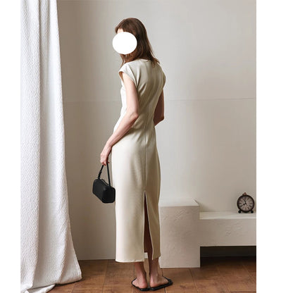 High Waist Sleeveless Dress