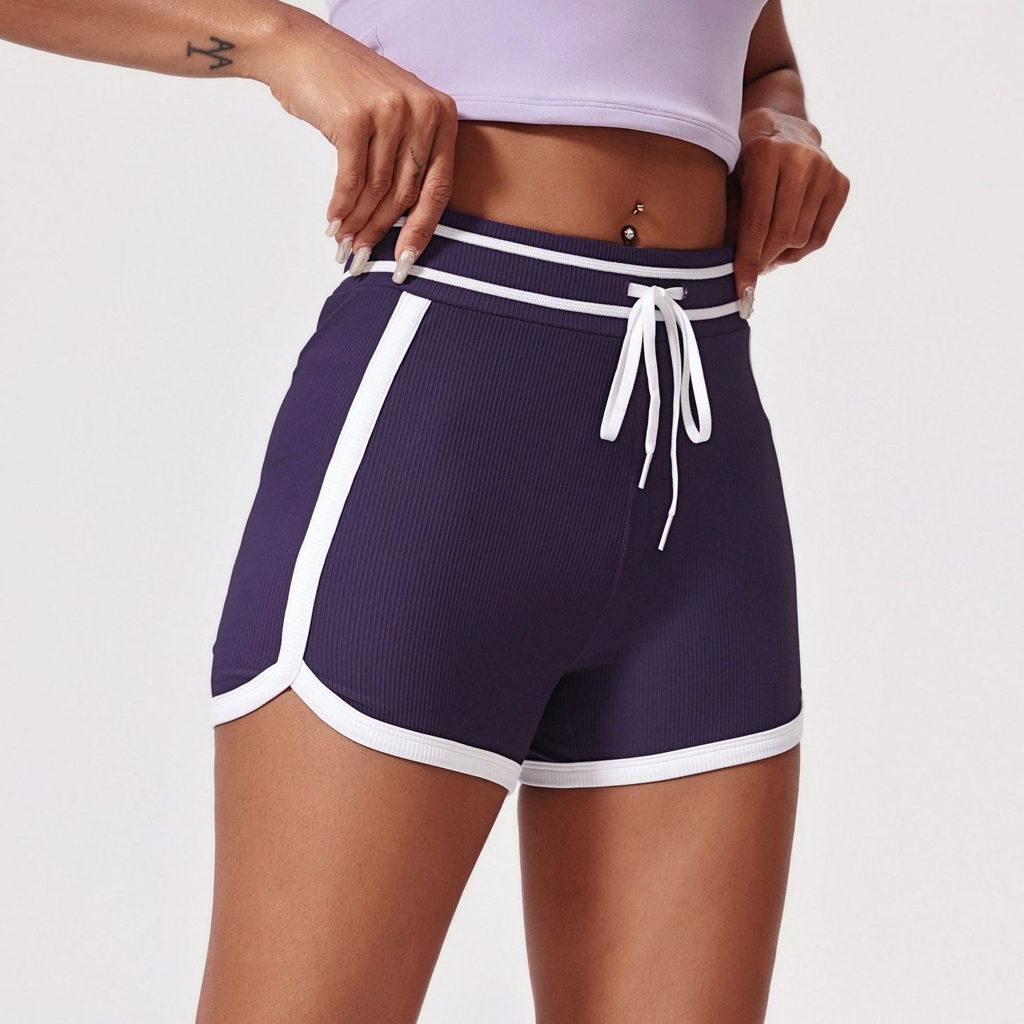High Waist Slimming Yoga Shorts