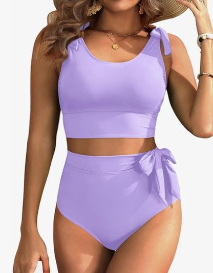 High Waist Sports Swimwear